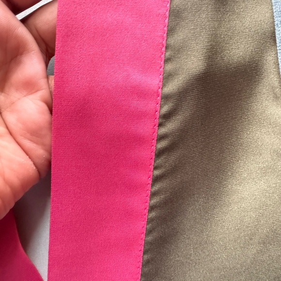 Elegant Floral Kimono Robe - Olive Green and Pink - Picture 4 of 5